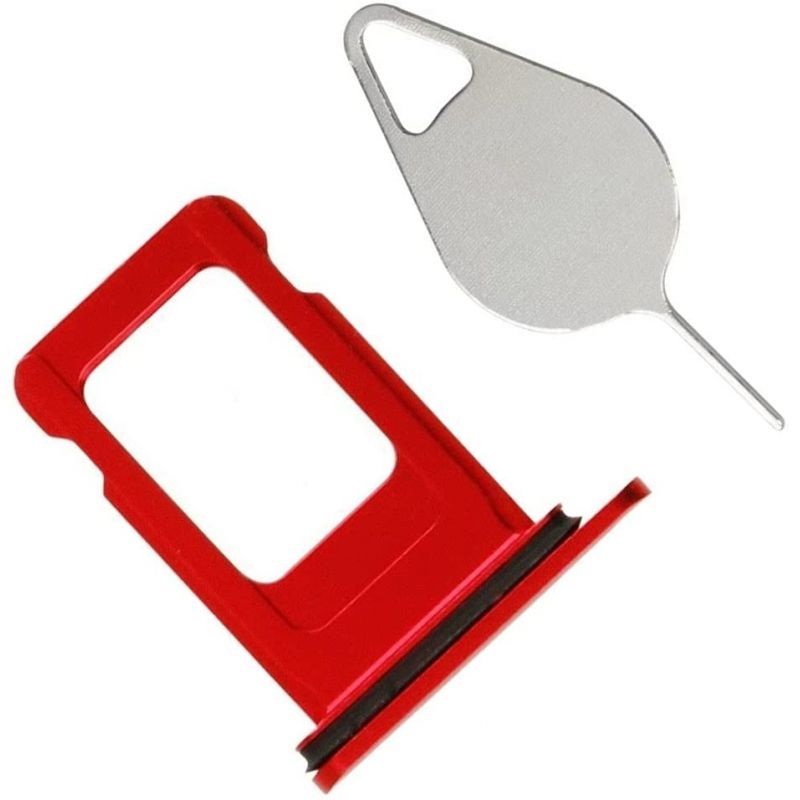 Tiroir carte SIM pour Iphone 12 mini rouge