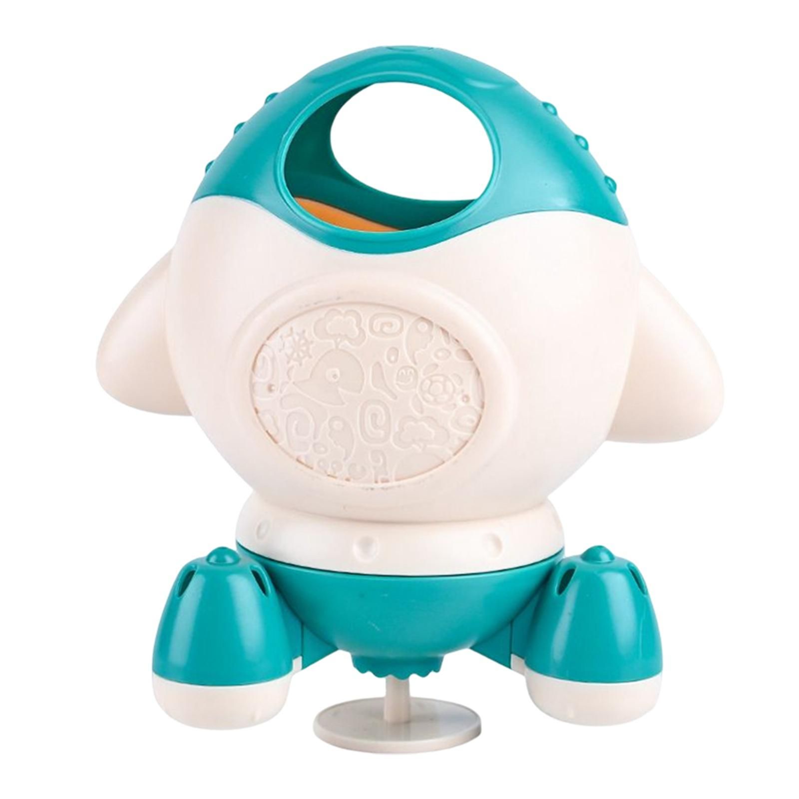  - Fontaine Fusée Bain Douche Bébé Jouet Pour Jeux D'eau Préscolaire Enfants Bleu