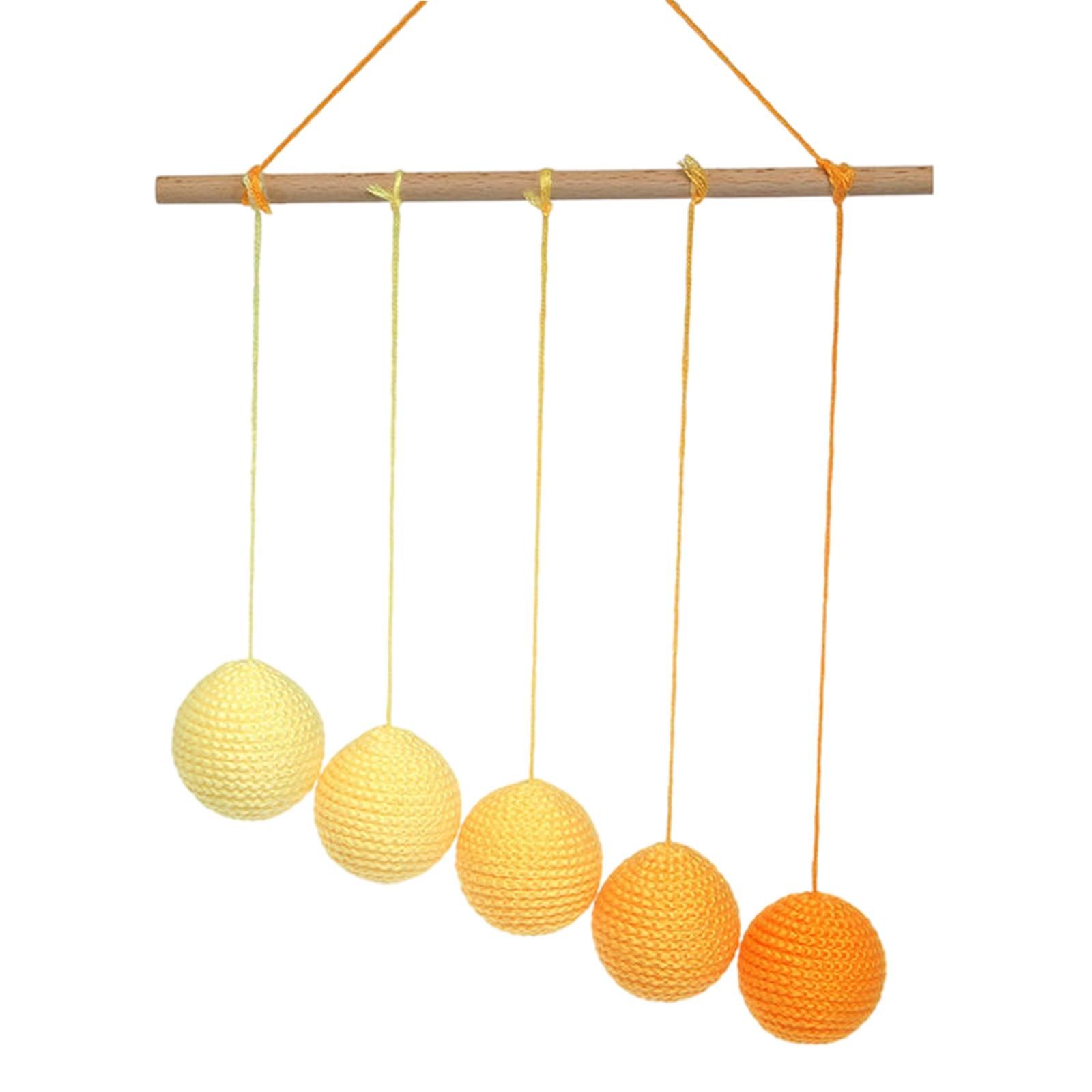  - Dégradé Couleur Boule Outils D'apprentissage Sens Visuel Formation Couleur Cognition Jouet Équipement Éducatif Bébé Jouets Sensoriels Pour La Jaune