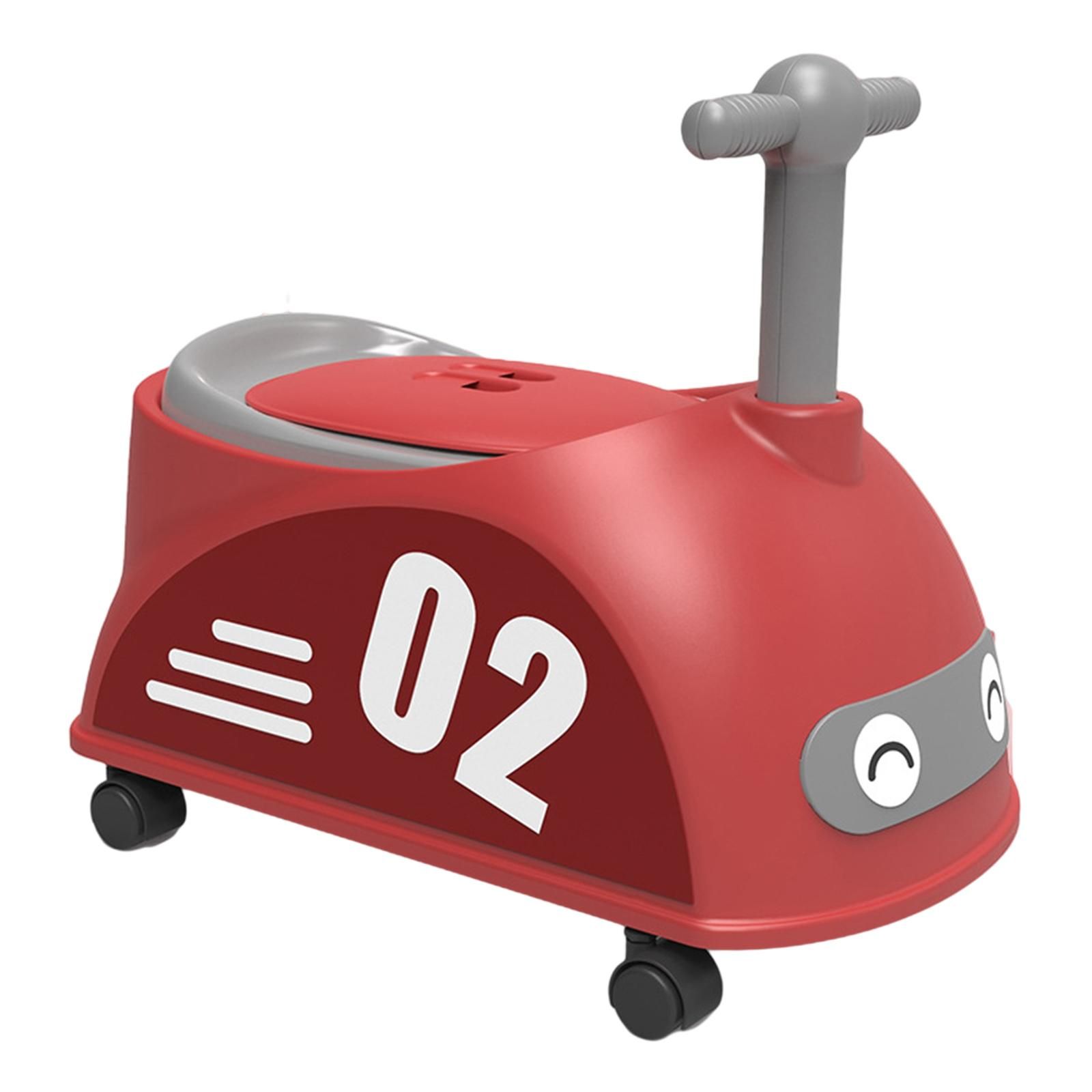  - Joli Siège De Toilette Jouet Portable Formation Précoce Facile À Nettoyer Confortable Tout-Petits Siège De Toilette Cadeaux D'anniversaire Coussin Dur Rouge