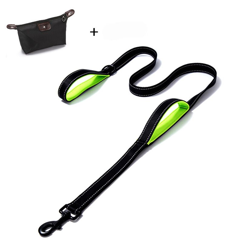 Laisse Longue En Nylon Pour Chien,Uld'escalade En Montagne,Accessoires De Course Et De Suivi Pour Animaux De Compagnie,Laisse Pour Chiot - Type Black Green-2.5x150cm