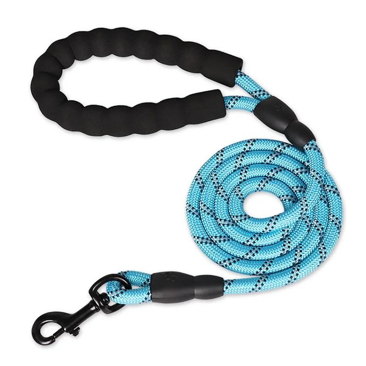 Laisses De Bain Renforcées Pour Chiens,Poignée Souple,Petits,Moyens,Grands Chiens,Fournitures Pour Gros Chiens,150 Cm,200 Cm,300cm - Type Skyblue-1.2cm 2m