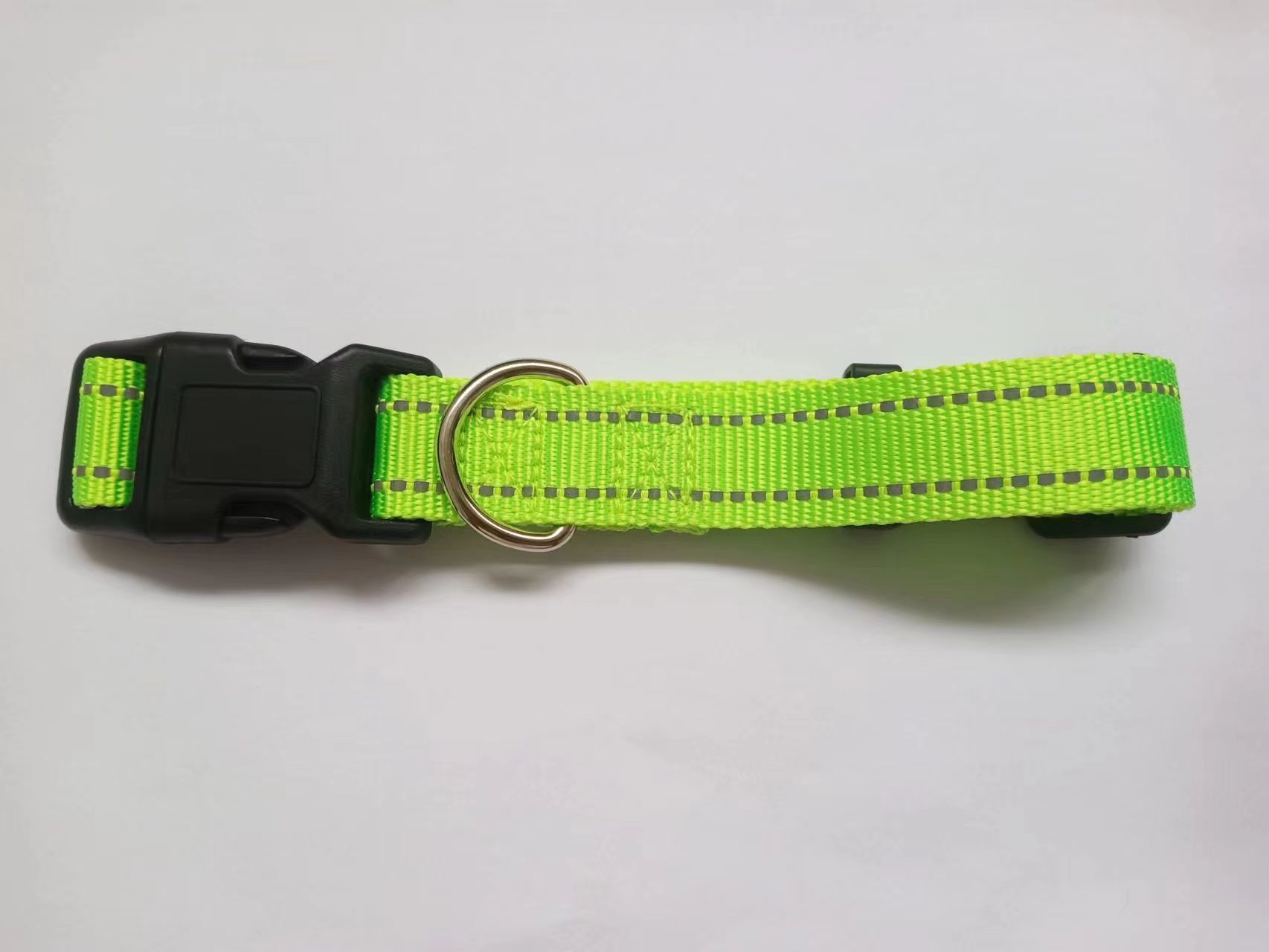 Laisse Led Clignotante En Nylon Pour Animaux De Compagnie,Collier De Sécurité Nocturne,Lueur Dans Le Noir,Chiens Shoous,Fluorescent - Type Green-S