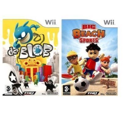 Pack De Blob + Big Beach Sports Wii