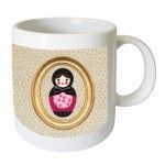 Mug Poupee Russe Pois By Cbk