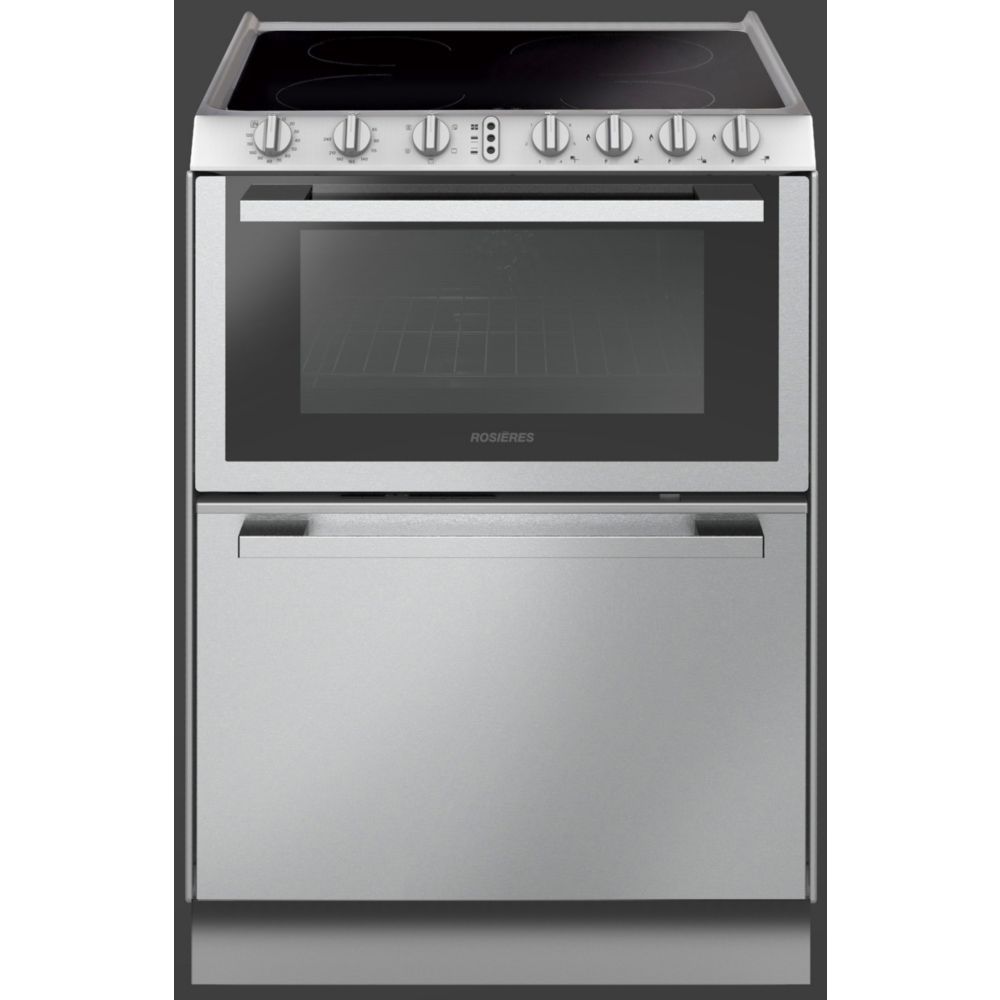 ROSIERES lave vaisselle trio combiné vitrocéramique four lave vaisselle TRV60NOIN1 - vue 3