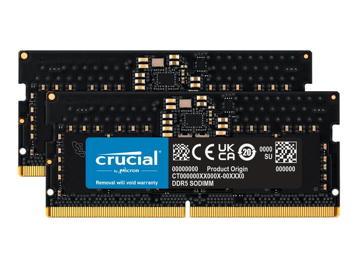 Crucial CT2K8G48C40S5 module de mémoire 2 x 8 Go DDR5 4800 MHz Neuf