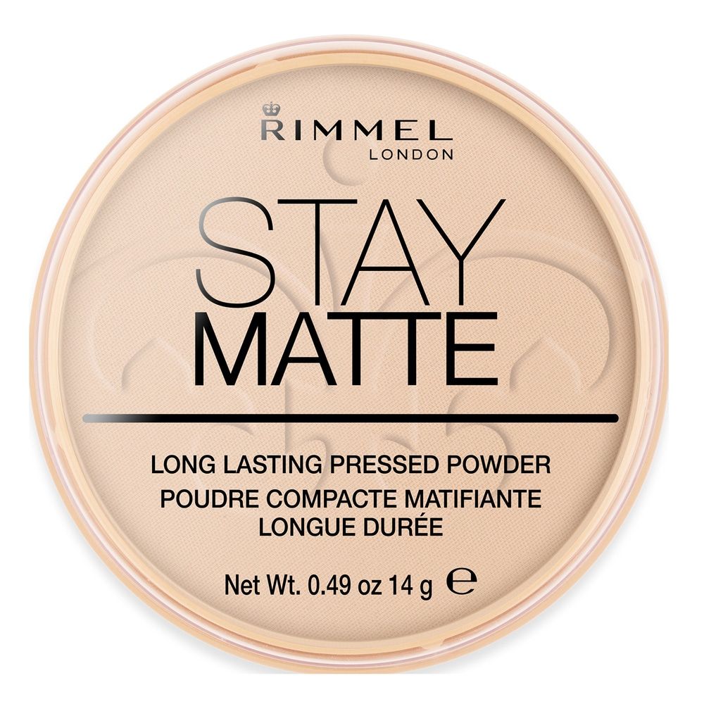Rimmel Compact Stay Matte Anti brillance Fini et naturel 005 soyeux 14gr