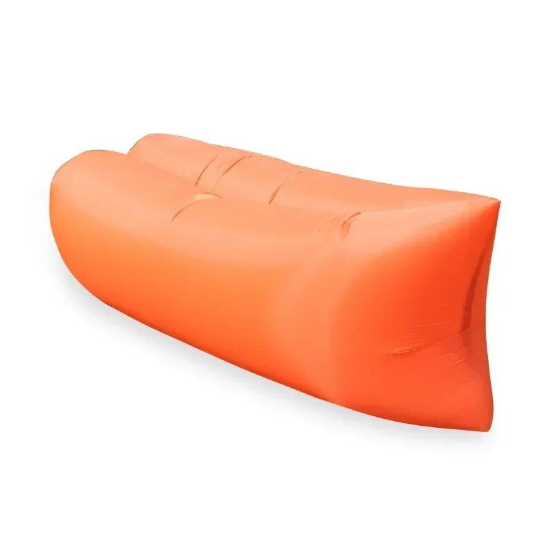 Chaise longue gonflable pour camping et randonnée",meilleur canapé gonflable,"chaise de plage idéale pour la piscine - Type Orange