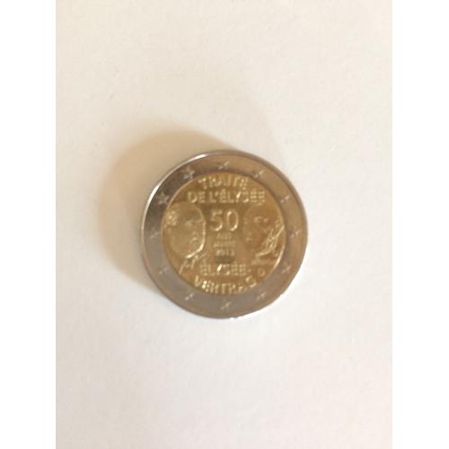 2 euros 50 ans traité de l elysée vertrag