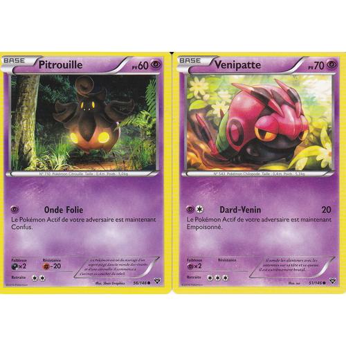 56//146 CARTE POKEMON PITROUILLE EDITION XY FRANCAISE NEUVE
