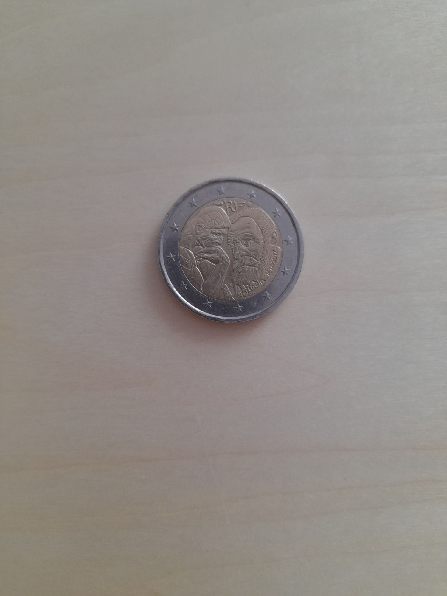 piece 2 € rodin prix
