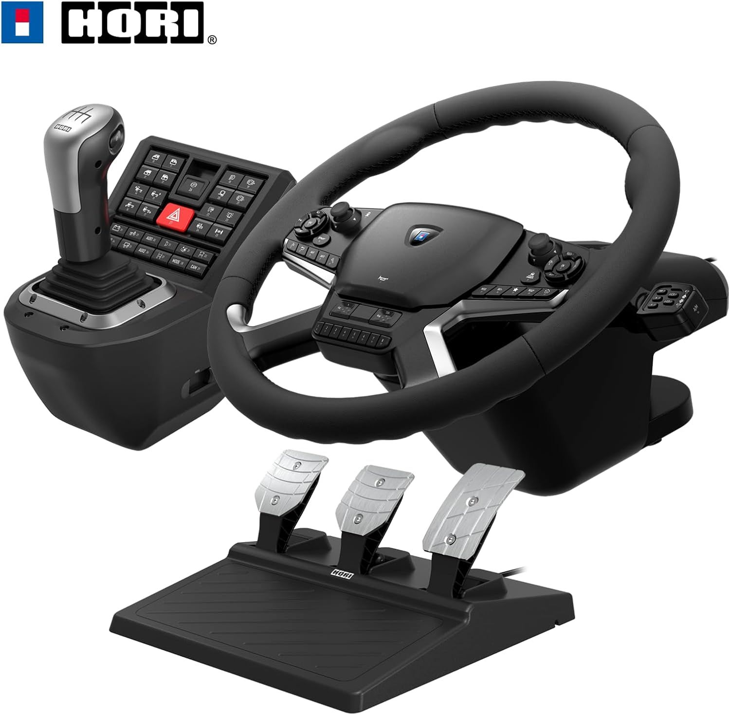 Volant Gaming Force Feedback Truck Control System Pc Hori - vue 6