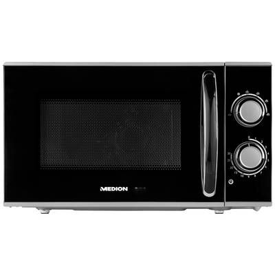 MEDION Micro onde 6 niveaux de puissance mode décongeler petit et facile à utiliser et nettoyage MD15644