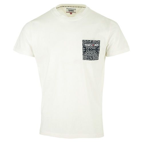 tommy hilfiger contrast pocket tee - S