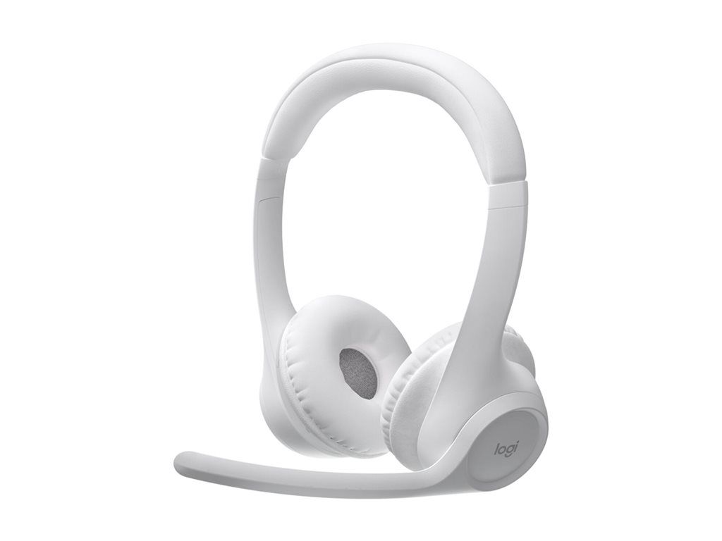 Logitech Zone 300 - Micro-casque - sur-oreille - Bluetooth - sans fil - blanc cassé