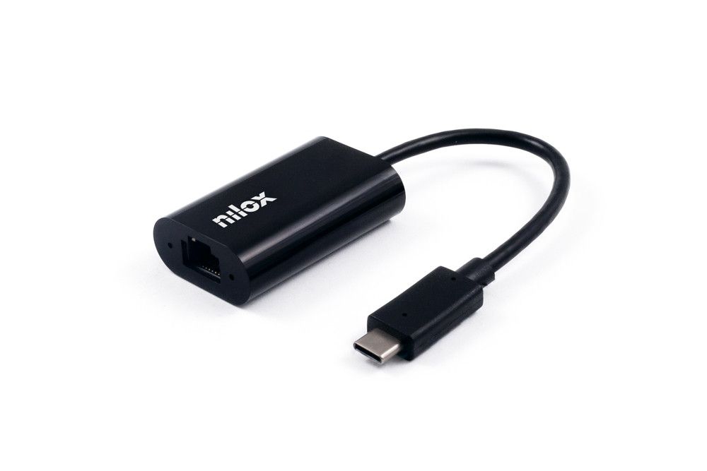 Nilox ADATTATORE USB C RJ45 /H Interne Ethernet / WLAN 1000 Mbit/ Neuf - vue 3