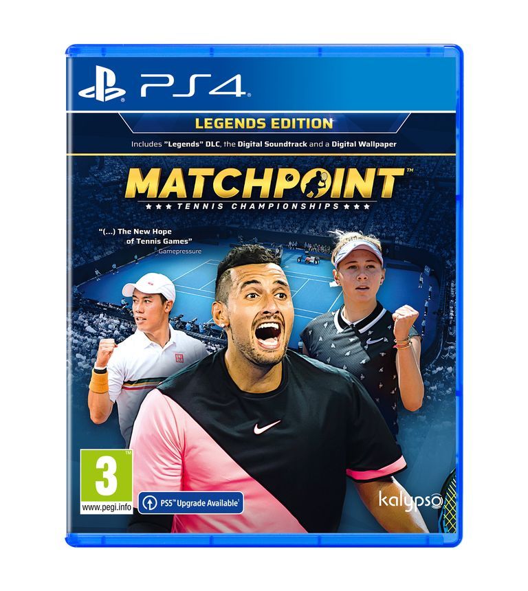 Deep Matchpoint Tennis Championships Jeu PS4 Legendary Sport Tout le monde - vue 2