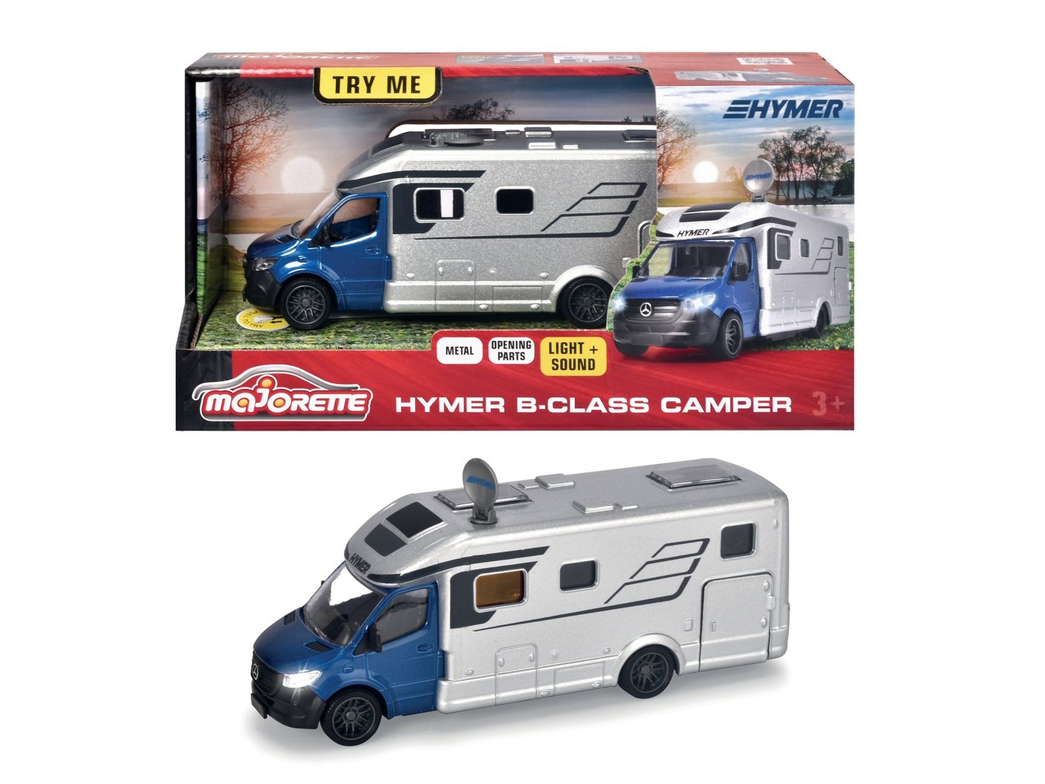 MAJORETTE Camping car Hymer B Class Camper - vue 3