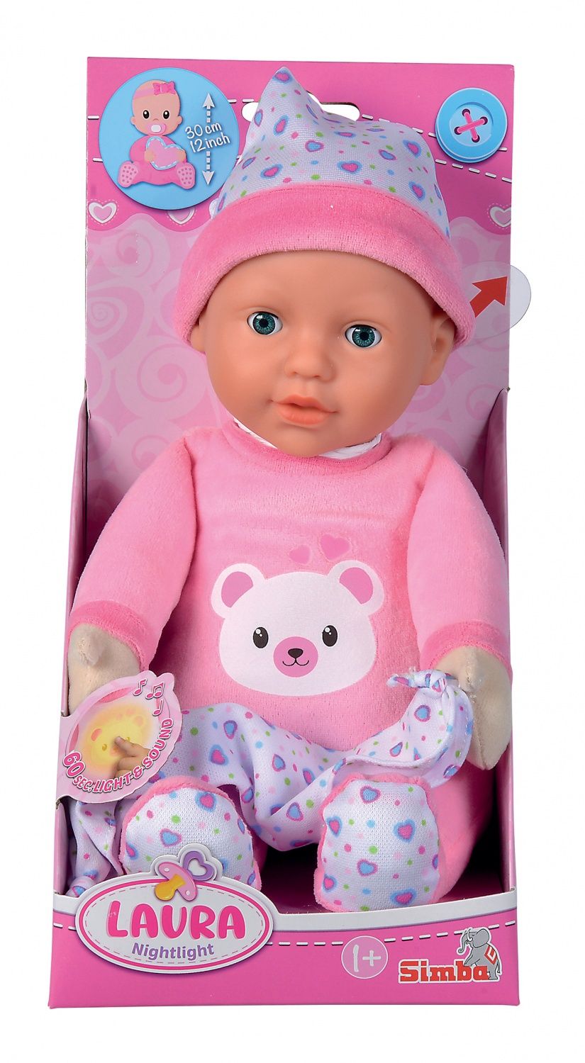 Poupees Laura Veilleuse Melodie 30cm