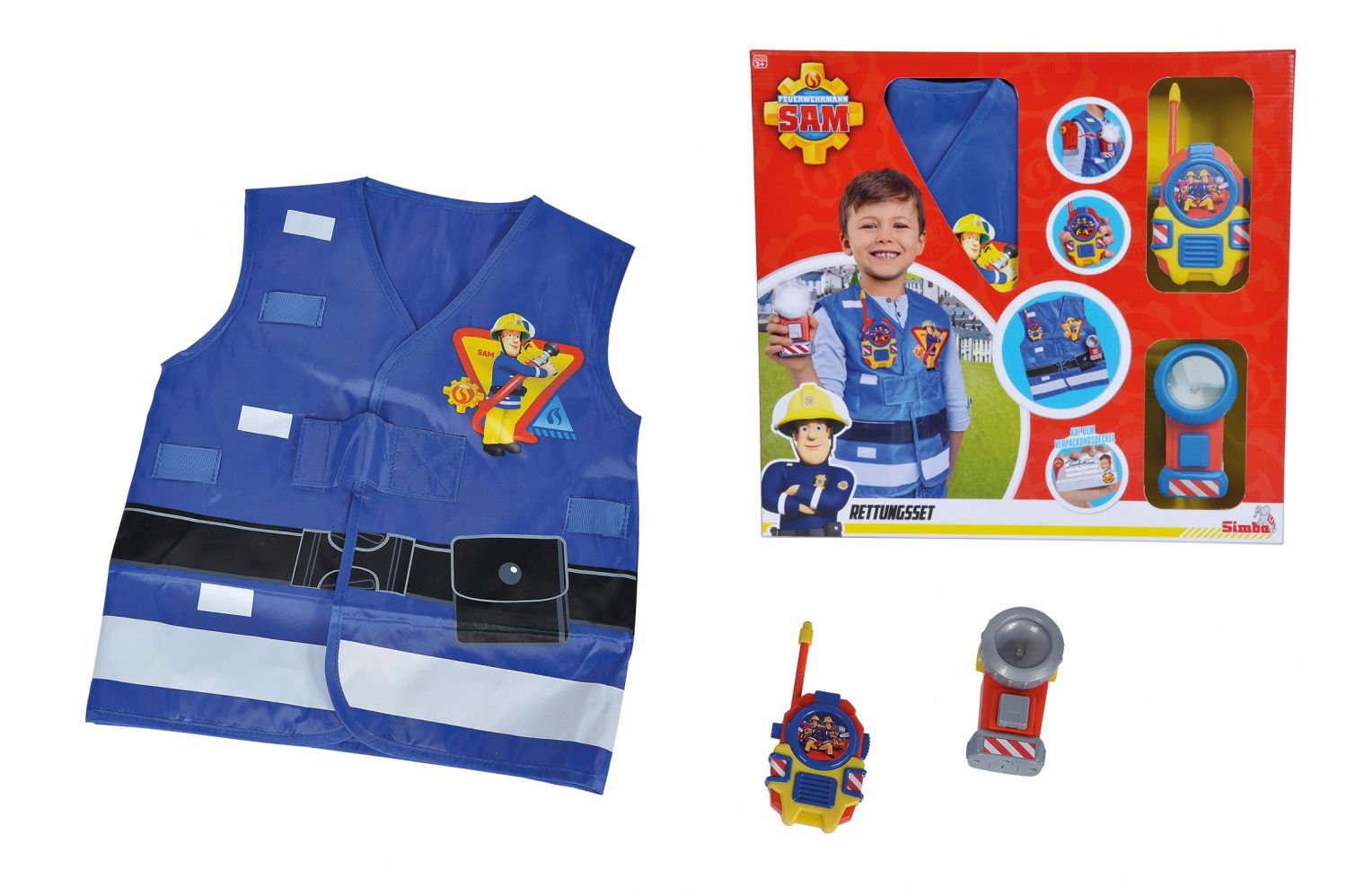 SAM LE POMPIER Kit De Pompier SMOBY Neuf