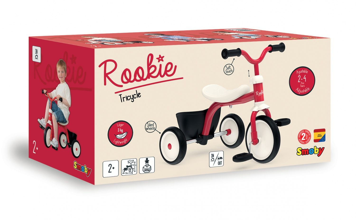 Tricycle Rookie Smoby - vue 4