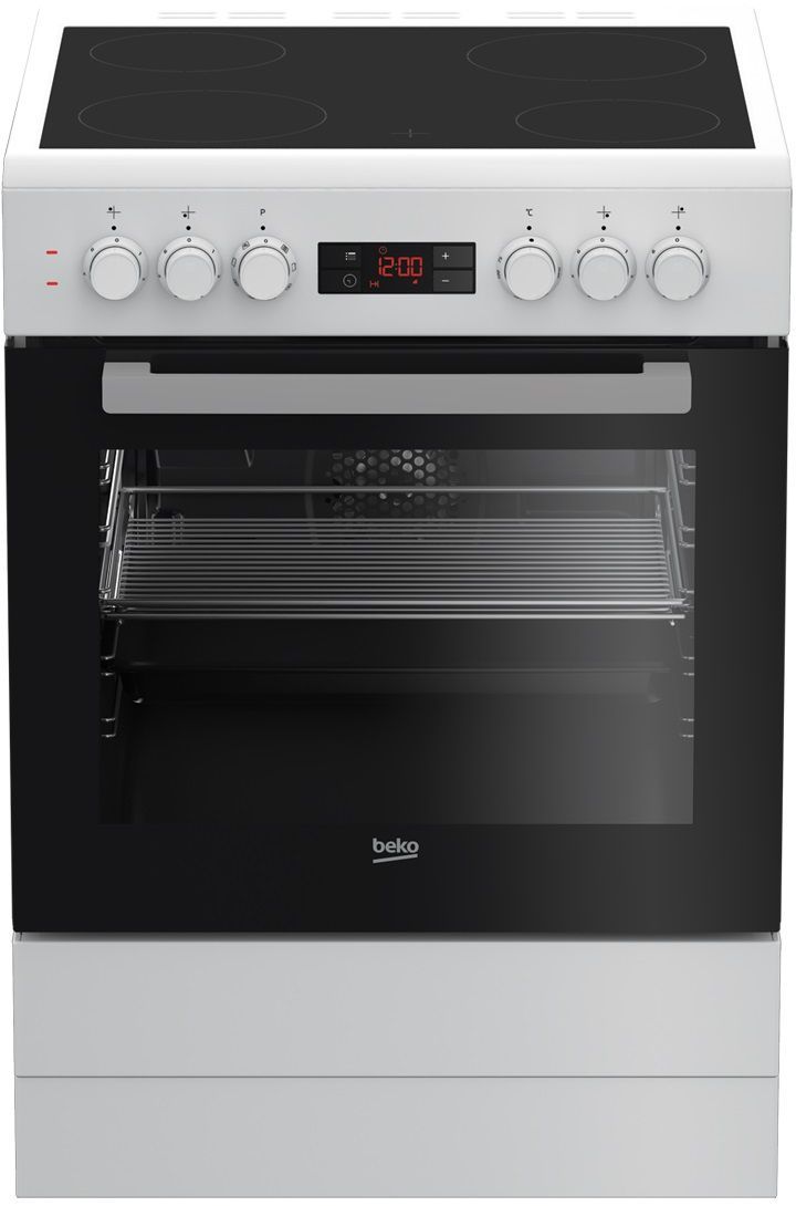 BEKO Cuisinière vitrocéramique 60 cm FSE67300WCS - vue 3