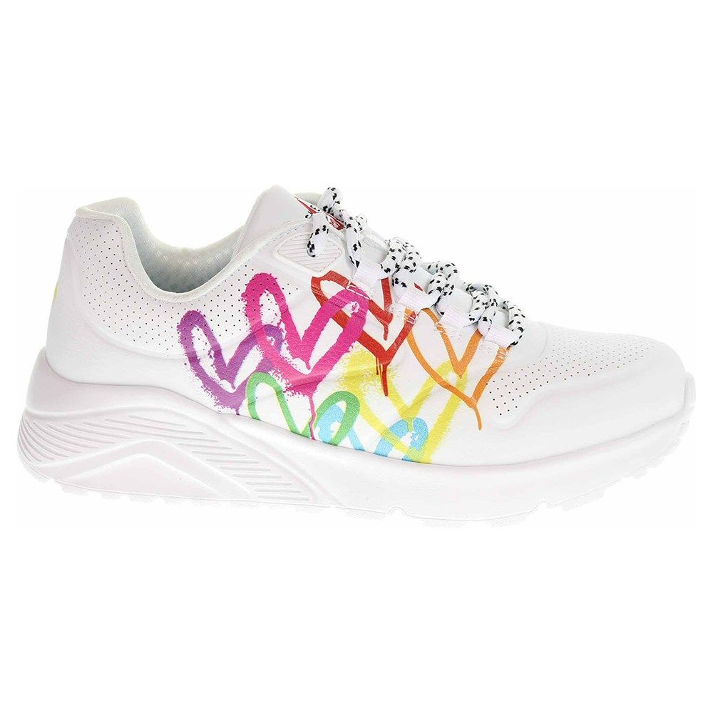 Baskets Skechers Uno Lite Love Brights Goldcrown pour Enfant - vue 2