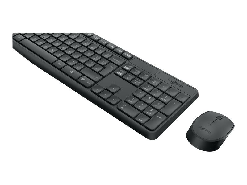 Logitech MK235 - Ensemble clavier et souris - sans fil - 2.4 GHz - Portugais