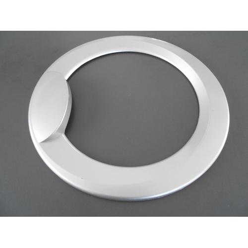 Cadre Avant Enjoliveur Extérieur De Hublot Gris 250003119 Lave Linge Indesit Lisaxl12(Fr)(Te)/Y Lisaxl12Frte/Y