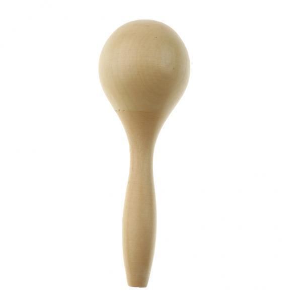  - Harayaa 3xwooden Sand Hammer Maraca Shaker Jouet Instrument De Musique Enfants Percussion À La Main Comme Décrit