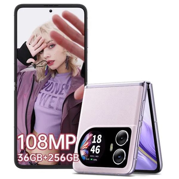 Blackview HERO 10 Smartphone Pliable Double écran 6.9 12+24 Go+ 108MP+32MP 4000mAh NFC