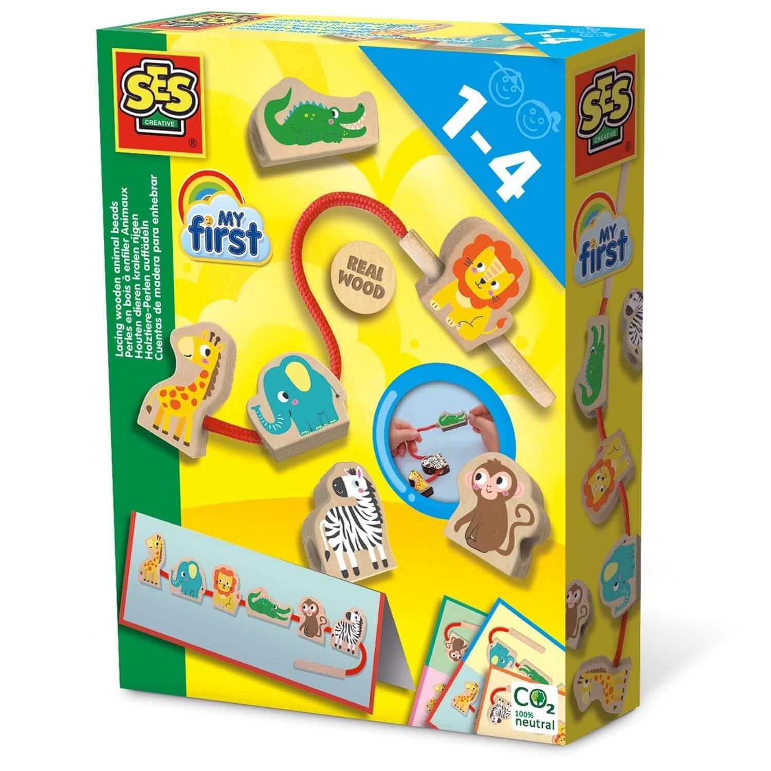 Perles En Bois À Enfiler My First