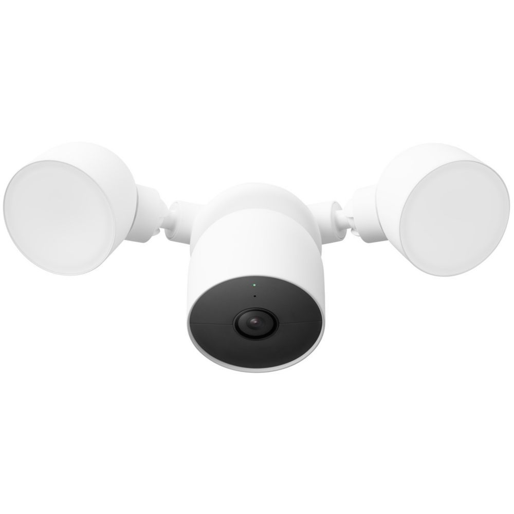 Caméra de sécurité GOOGLE Nest Cam avec projecteur filaire