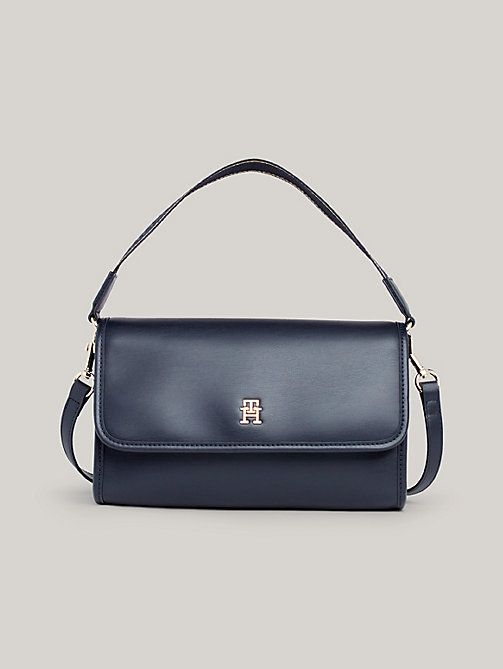 Tommy Hilfiger Sac pochette à rabat et monogramme