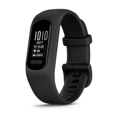 Garmin Vívosmart 5 - Tracker D'activités Avec Bracelet - Silicone - Noir - Taille Du Bracelet : S/M - Monochrome - Bluetooth, Ant+ - 24.5 G