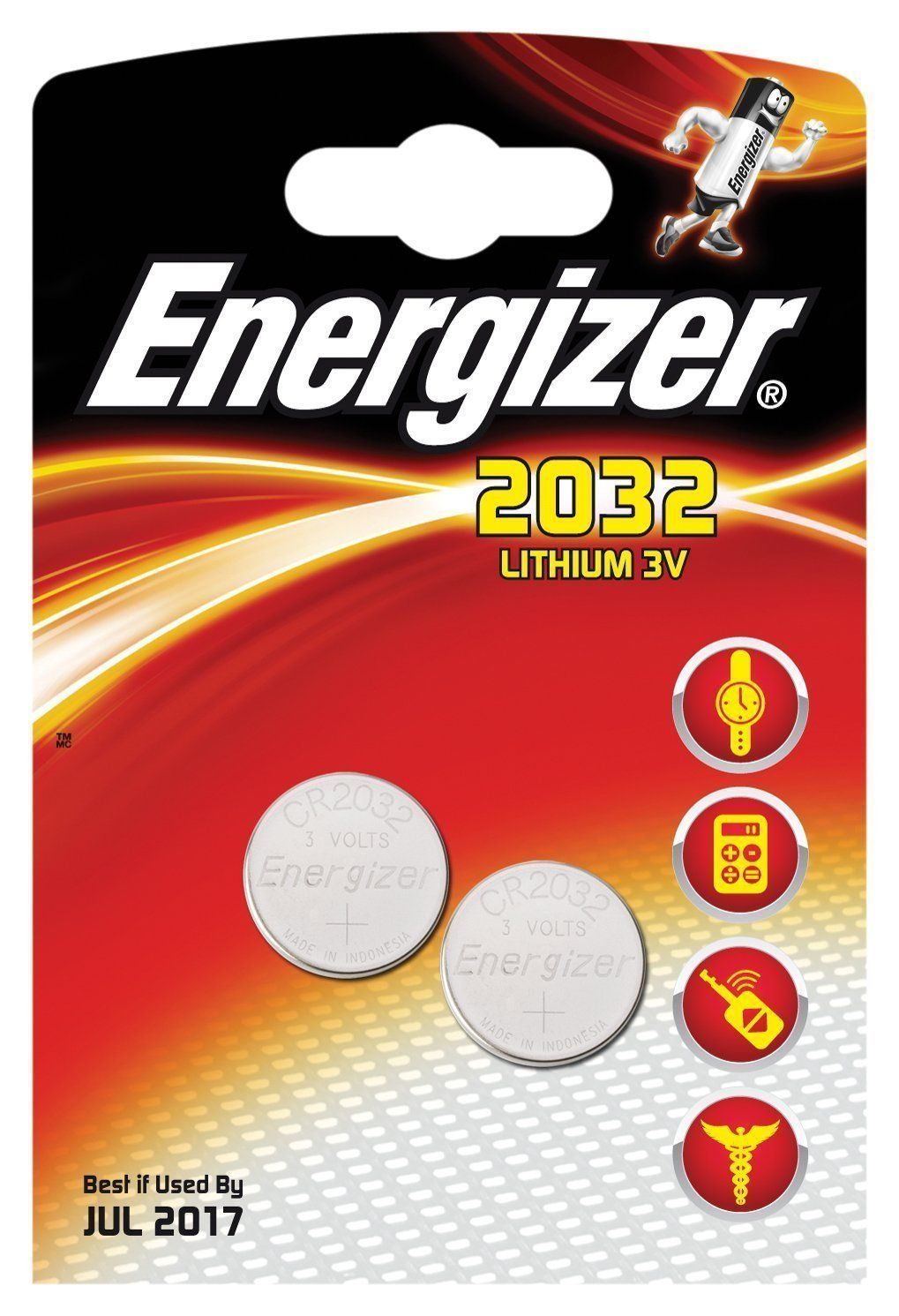 Energizer CR 2032 x2 - vue 2