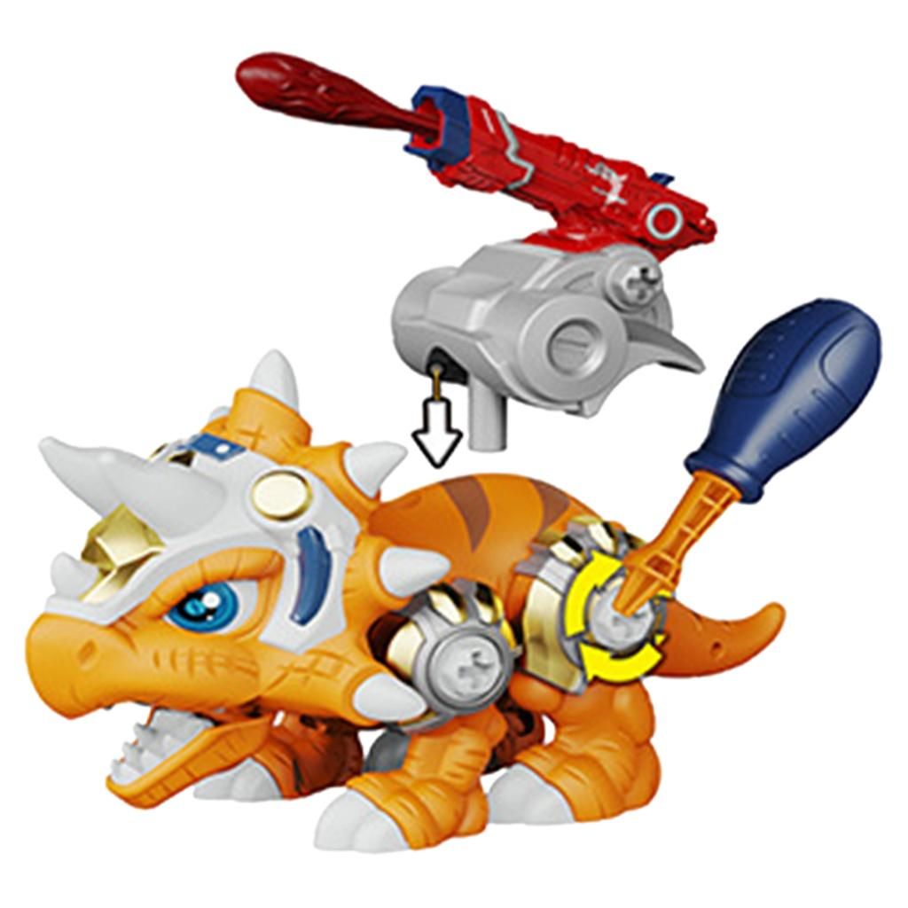  - Diy Dinosaur Toys Learning Assemblable Building Stem Toy Dinosaur Toys Set Pour Cadeaux D'anniversaire Cadeau De Noël Âge 3 4 5 Ans Tout-Petits - Triceratops Tricératops