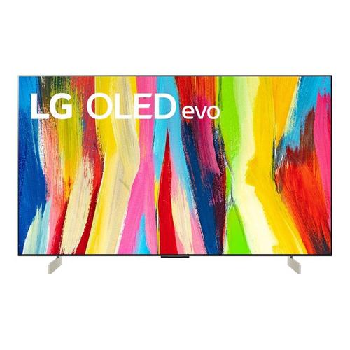 TV LG Oled42C2 4K UHD 42" Smart TV 2022 Blanc Gris