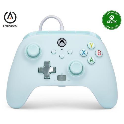 Manette Filaire Powera Pour Xbox Series X|S Barbe À Papa Bleue