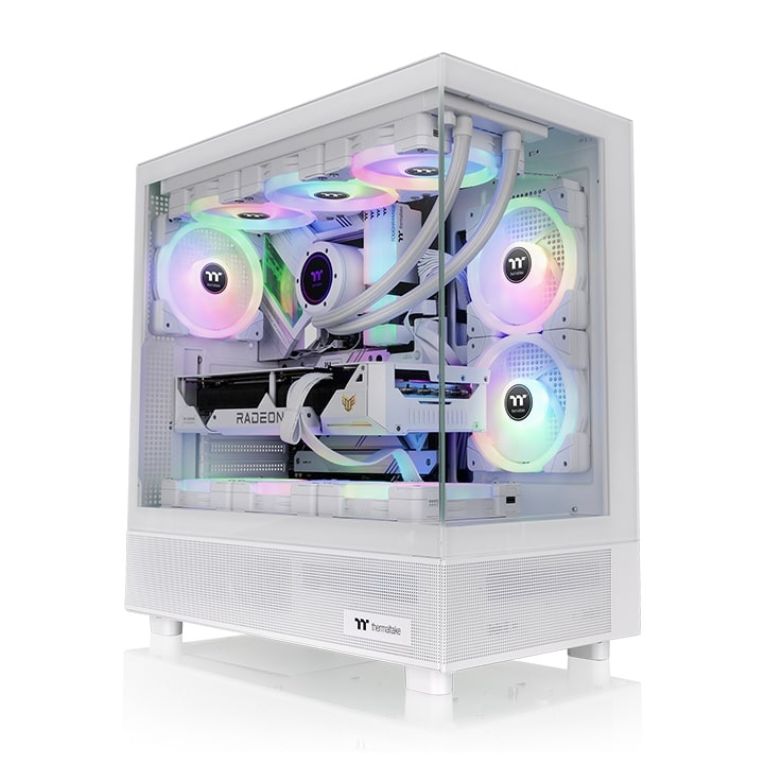 Thermaltake View 270 ARGB E-ATX Wh - Boîtier moyen tour - Blanc - RGB - Verre Trempé