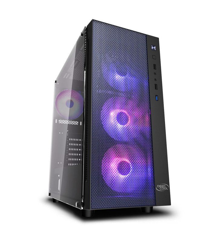 Boîtier PC DEEPCOOL MATREXX 55 V4 Mesh C Moyen tour ATX Verre trempé Façade Mesh ARGB - vue 4