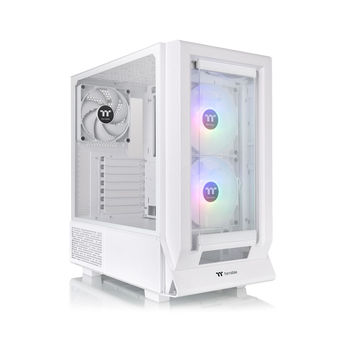 Thermaltake Ceres 350 Mx Snow White - Boîtier moyen tour - Blanc - RGB - Fen�être