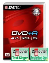 Emtec Dvd R 4,7gb 16x Vb Single 4,7 Go 1 Pièce(s)