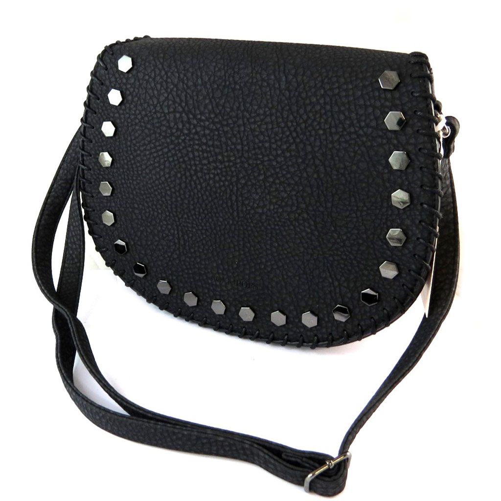 PROMOTION ! Sac créateur 'Lollipops' noir vintage - 28x21x10 cm