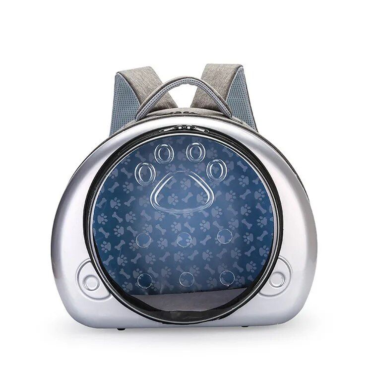 Sac De Transport Portable D'astronome Pour Animaux De Compagnie,Sac À Dos Electrolux,Capsule Spatiale Respirante,Sac À Dos Transparent Pour Chat Et Chien,Haute Qu - Type Luxury Silver-L43xw23xh35cm