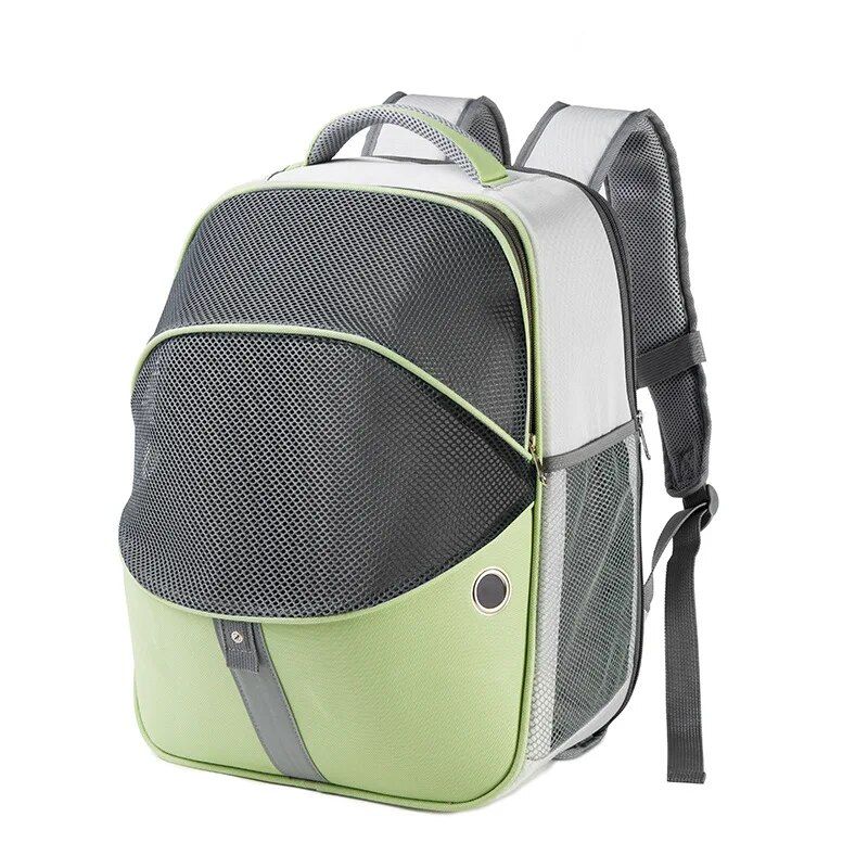 Sac À Dos Portable Et Pliable Pour Animaux De Compagnie,Accessoire De Voyage Respirant Pour Chat Et Chien En Plein Air,Tissu Oxford - Type Green Unfoldable