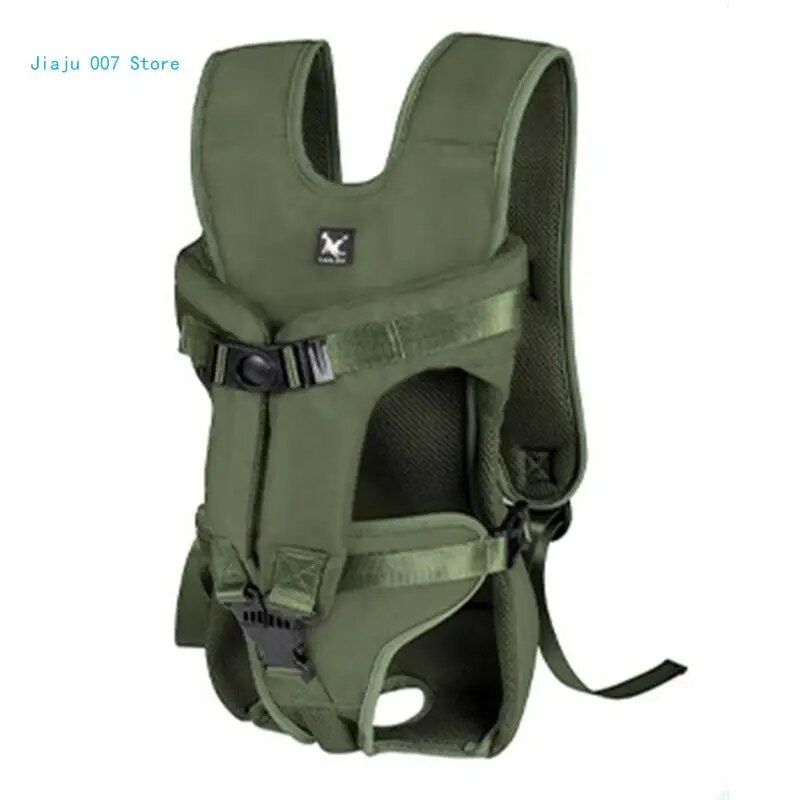Sac À Dos Réglable Pour Porte-Chien Pour Randonnée Ou Voyage,Sac De Sport,Entraîneur D'extérieur Pour Petits Chiens Moyens - Type Green-L