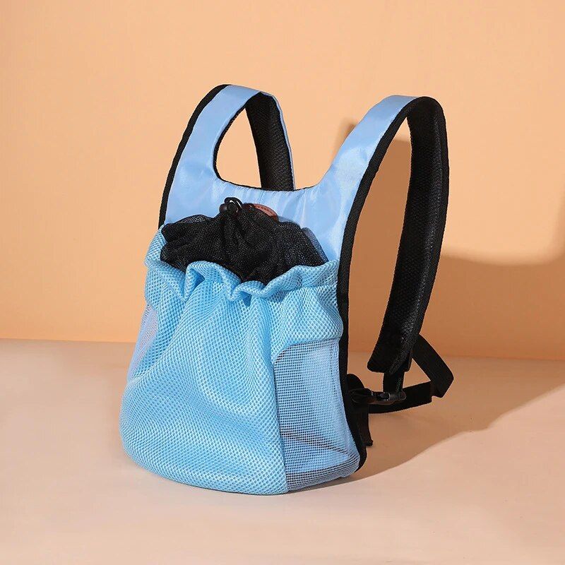 Sac À Dos En Maille Respirante Pour Chiot Et Chat,Accessoire De Voyage En Plein Air,Pour Petits Chiens Et Chats - Type Blue-L-Suit 3.5-7kg