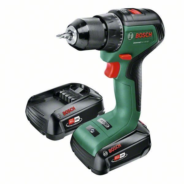 Perceuse visseuse à percussion Universal Drill 18V EC avec 2 batteries 2 0Ah - vue 3